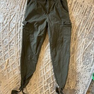 American Bazi Skinny Cargo Pants with Tie